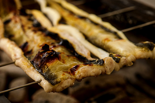 焼きシーン