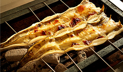 焼きシーン